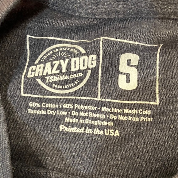 Crazy Dog women’s small Crop Top t-Shirt - Picture 3 of 8